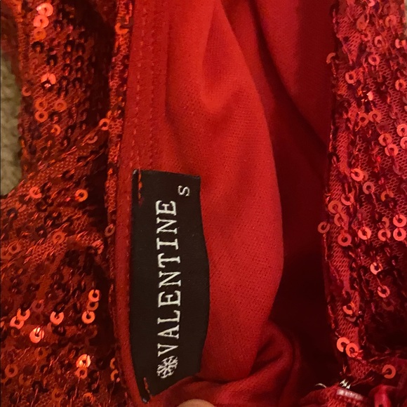 Valentine NWT size small jogger bottom sequin jumpsuit! - Picture 9 of 12